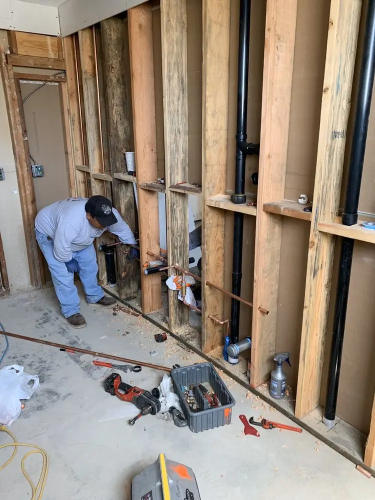 Commercial rough-in plumbing for Gas Line Repair in Burschville